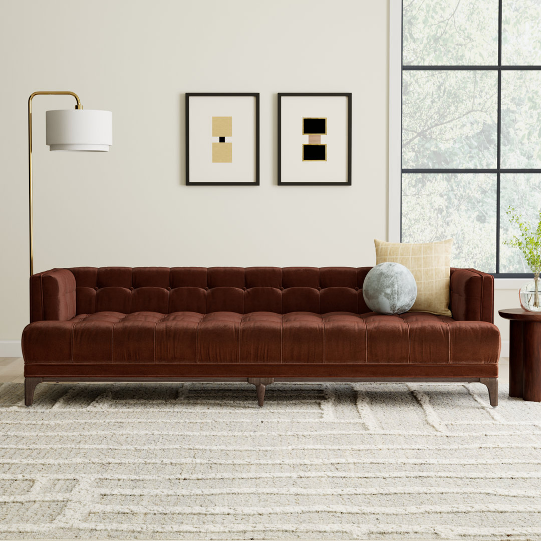 Bari 91" Genuine Leather Sofa